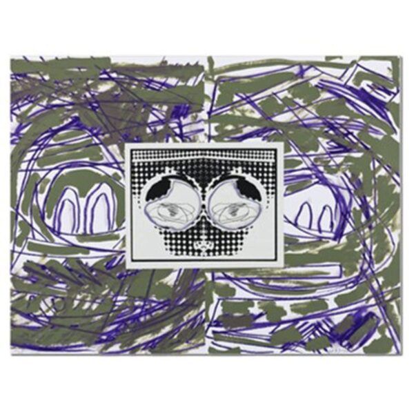 Ojos paisajosos enmarcado