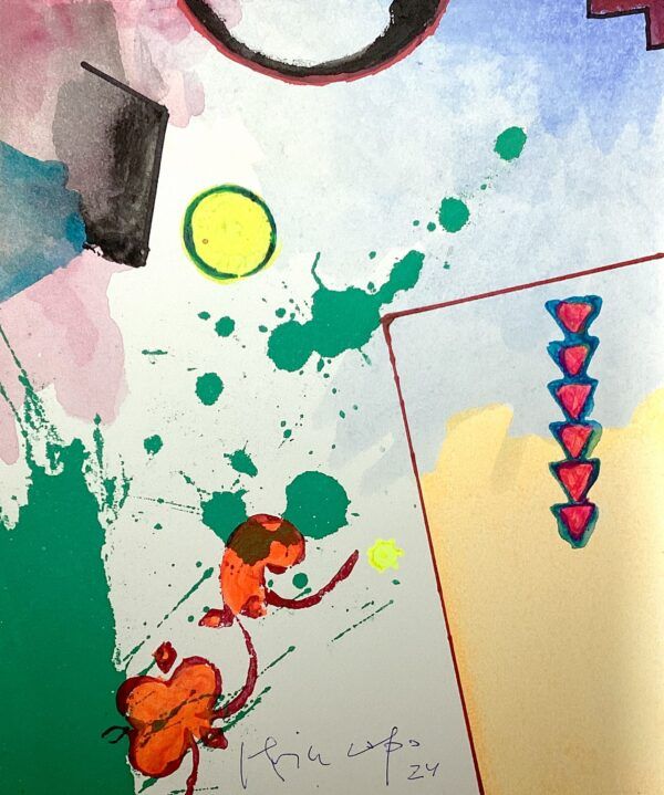 Serie Abiertos con círculos, 2015 (enmarcado)