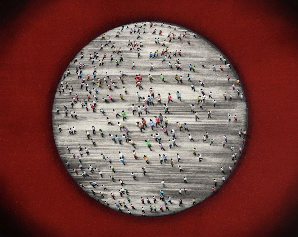 Glicée Juan Genovés