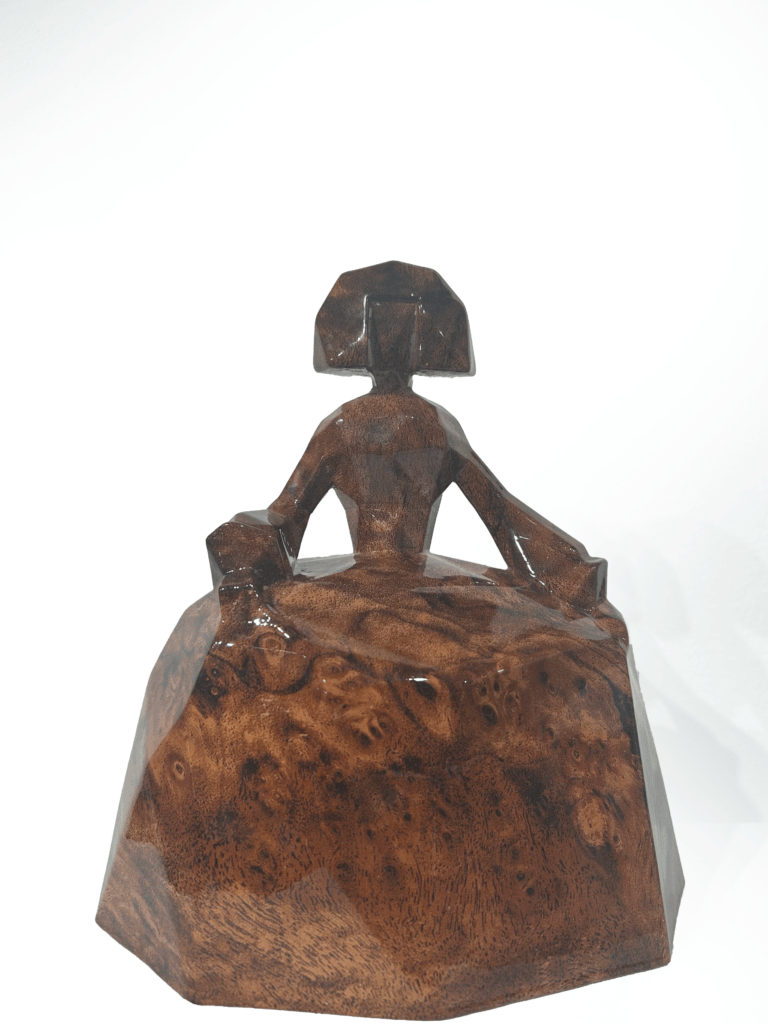 Menina efecto madera