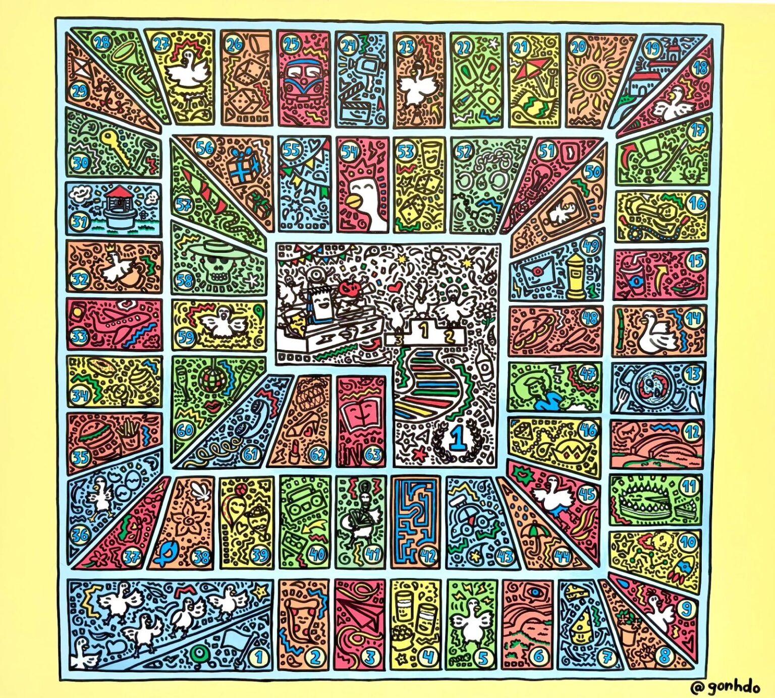 Juego de la oca, Gonhdo