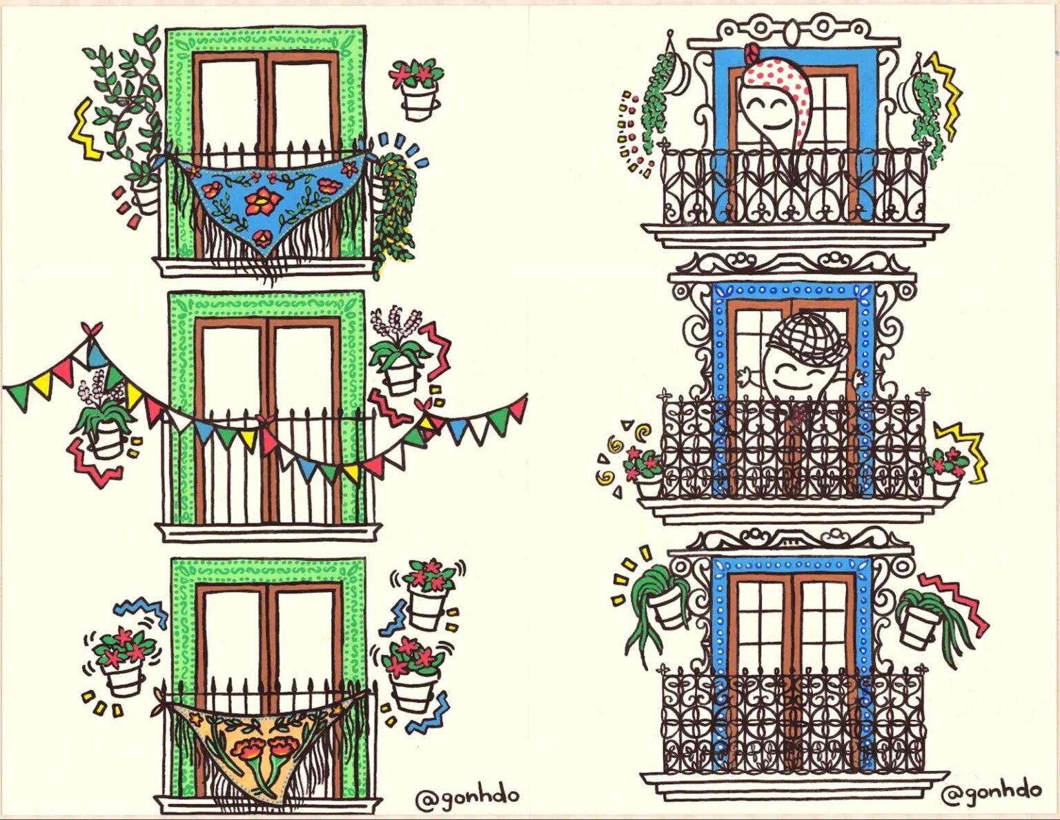 Balcones díptico, Gonhdo