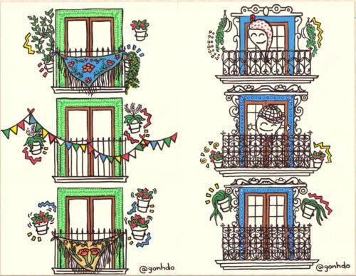 Balcones díptico, Gonhdo