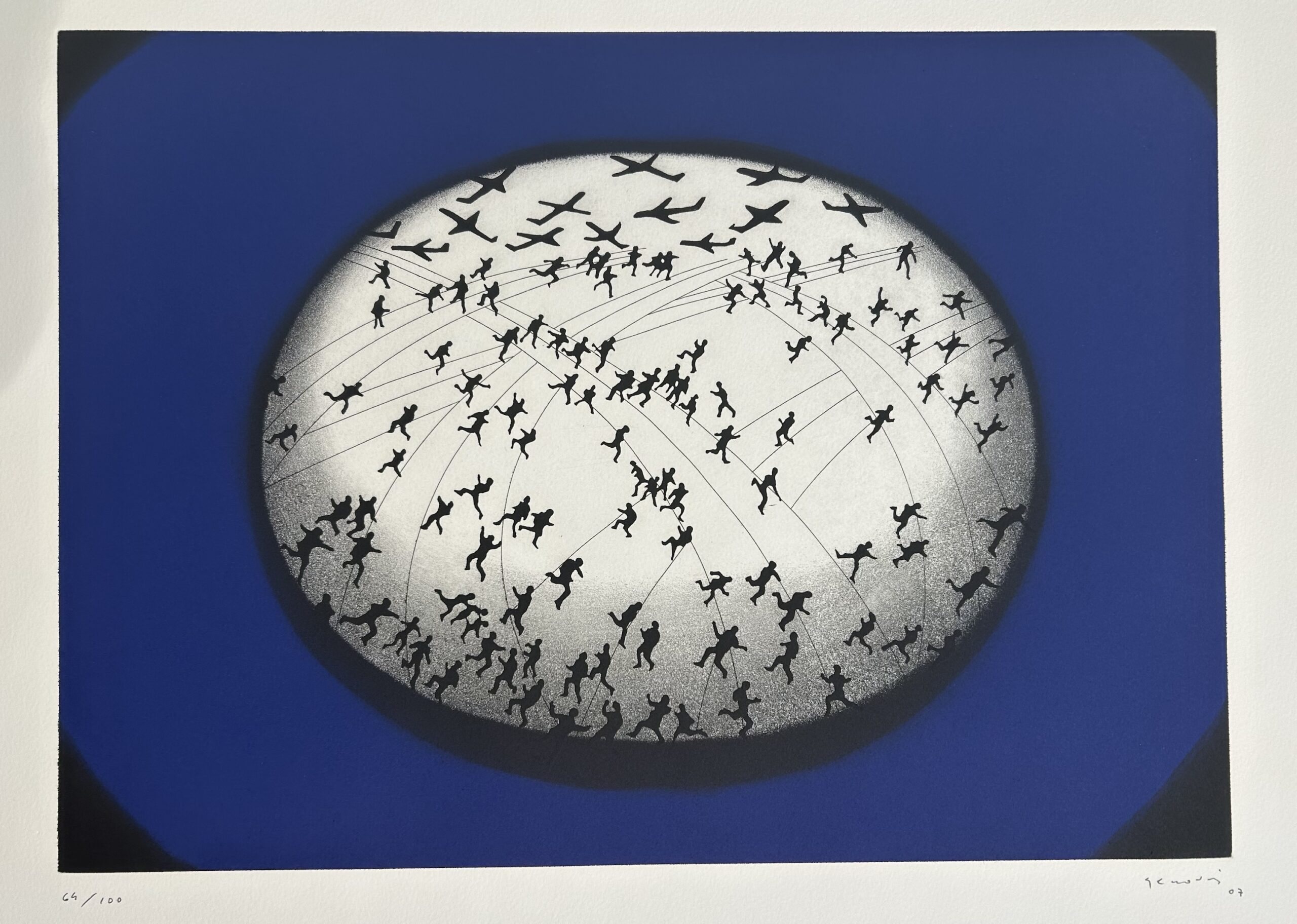 Personas y aviones, Juan Genovés - Imagen 2