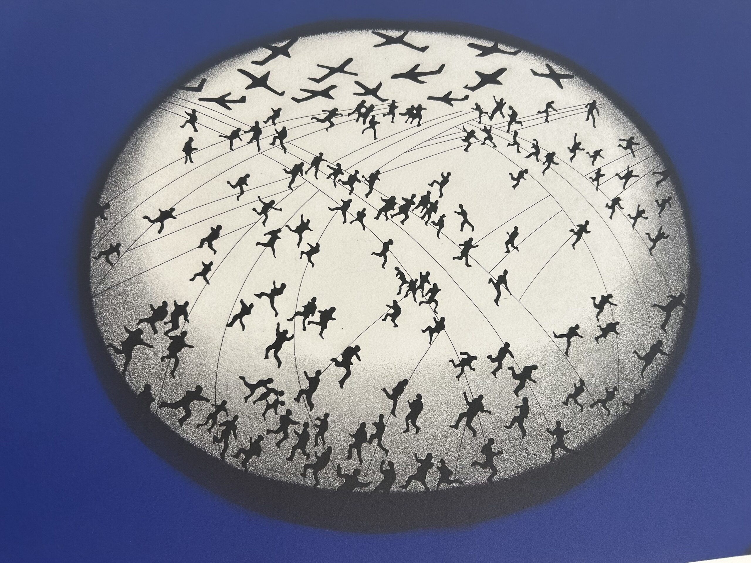 Personas y aviones, Juan Genovés