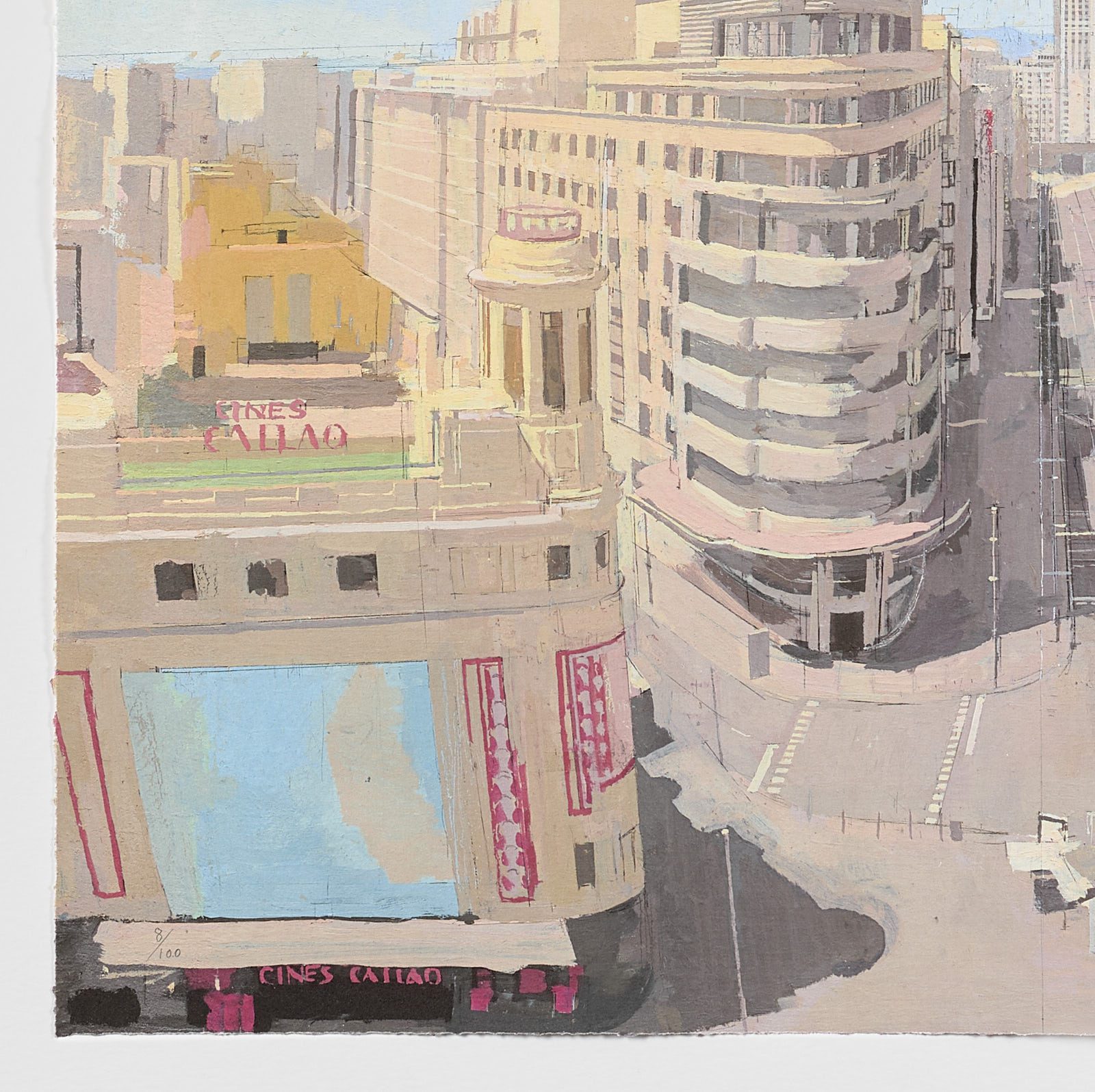 Gran Vía, 1 de agosto 16:00 horas. Antonio López - Imagen 2