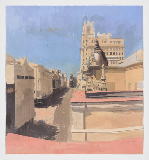 Gran Vía, 1 de agosto 13:00 horas. Antonio López