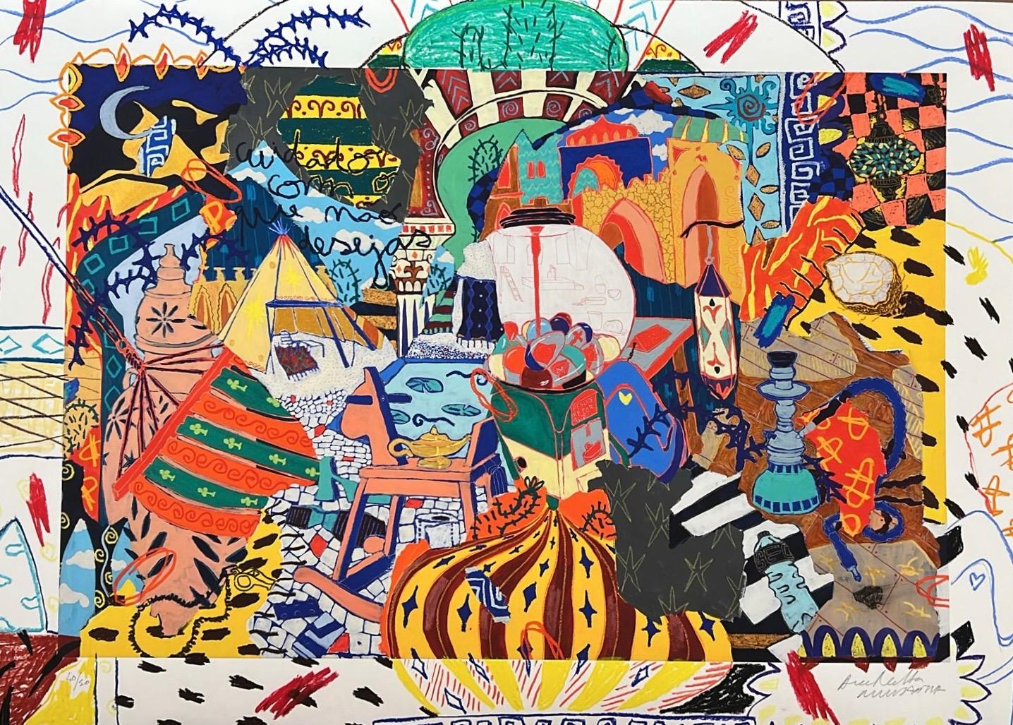 Sonhos mascarados de pesadelos amados, Ana Malta. 40/50