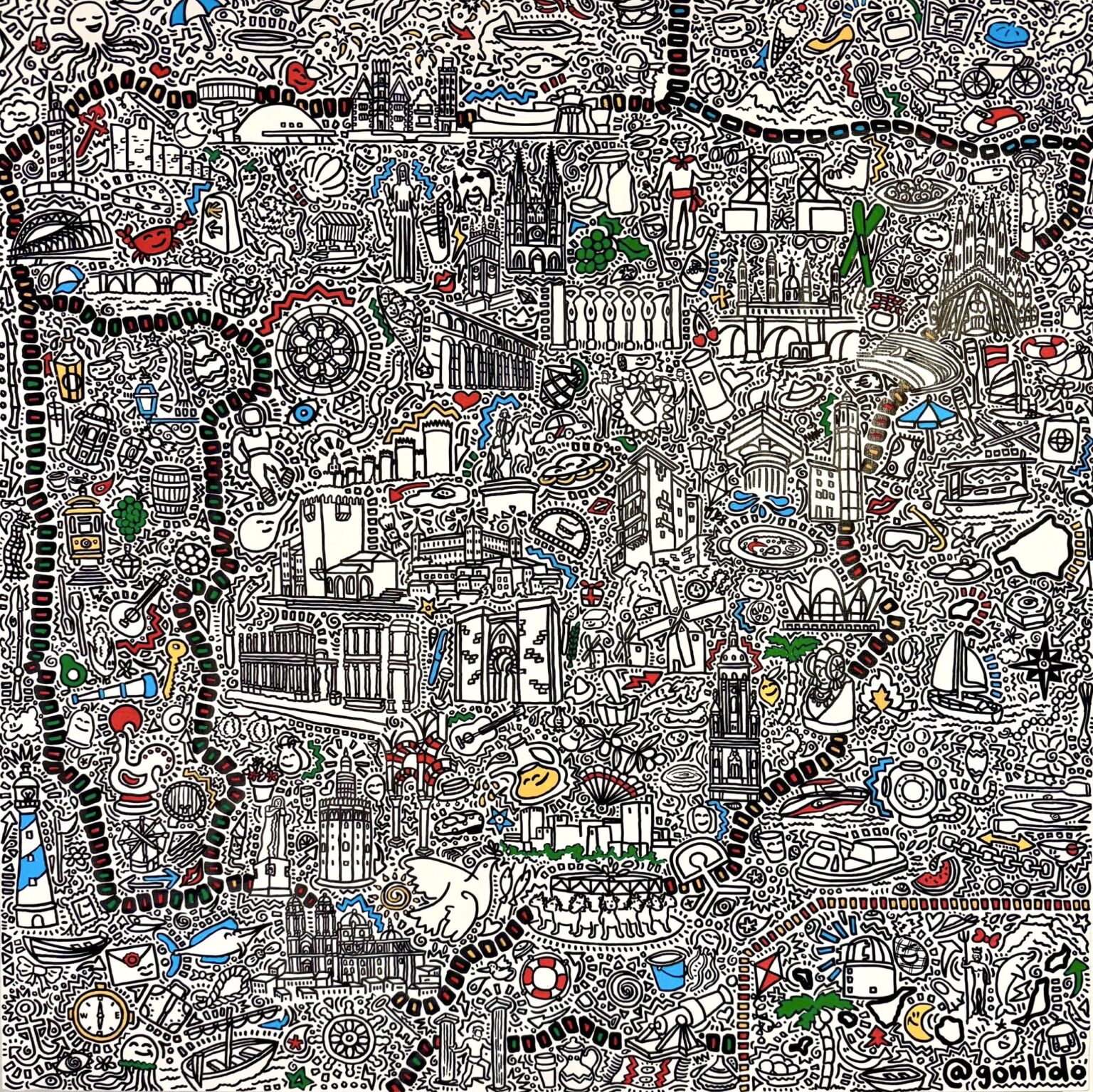 IBERIA obra gráfica, Gonhdo