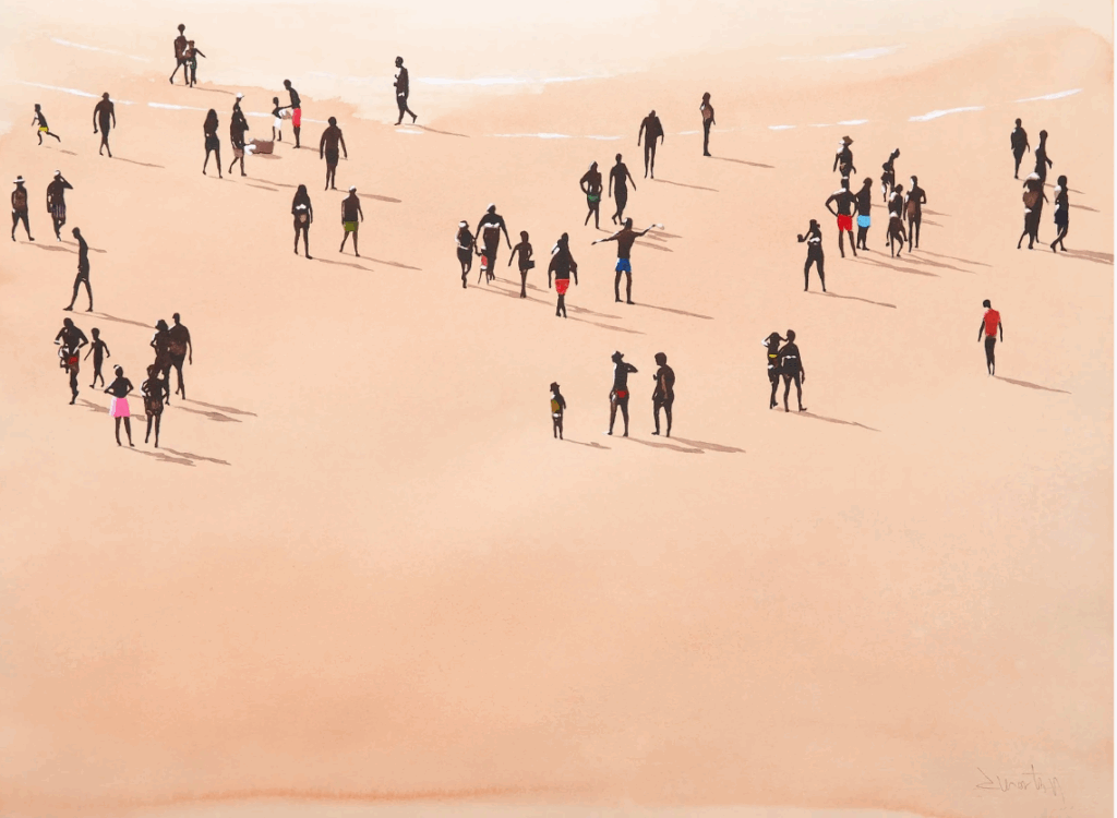 Domingo en la playa, Carlos Martín