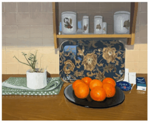 Bodegón de naranjas, Pepe Baena