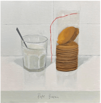 Leche con galletas, Pepe Baena