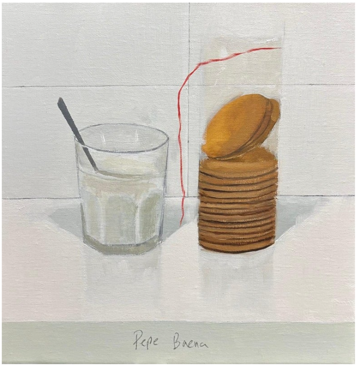 Leche con galletas, Pepe Baena