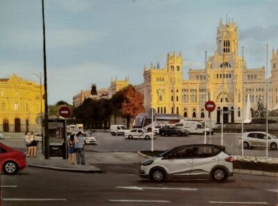 Atardeciendo en Cibeles, Borja Isbert