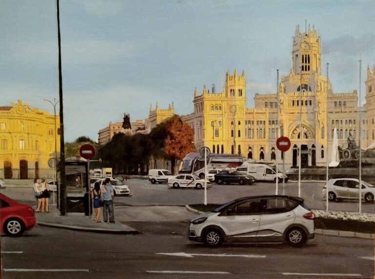 Atardeciendo en Cibeles, Borja Isbert