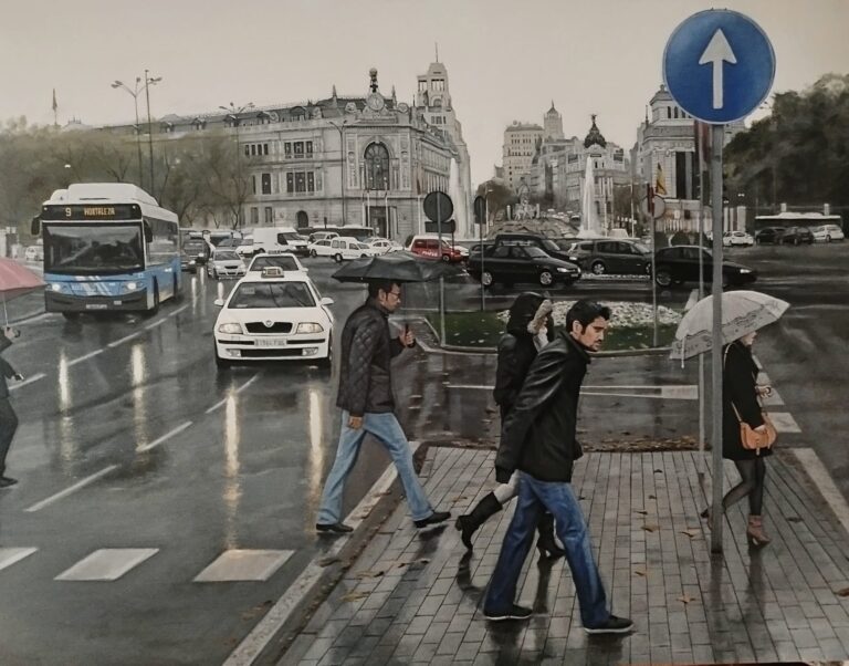 Lloviendo en Cibeles, Borja Isbert