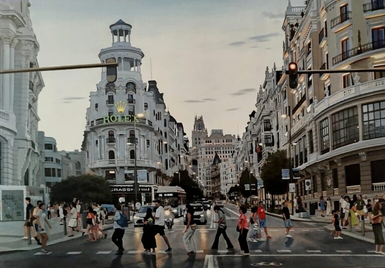 Tarde de agosto en Gran Vía, Borja Isbert