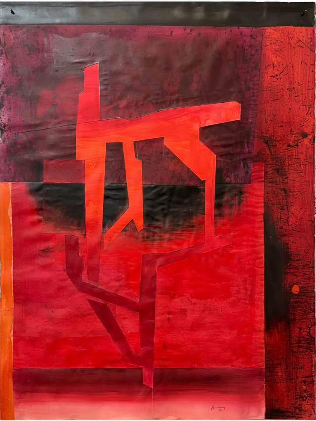 Interior Rojo IV, Ángel Haro