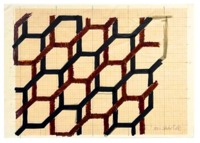 Sin título, Soledad Sevilla. Dibujo original.