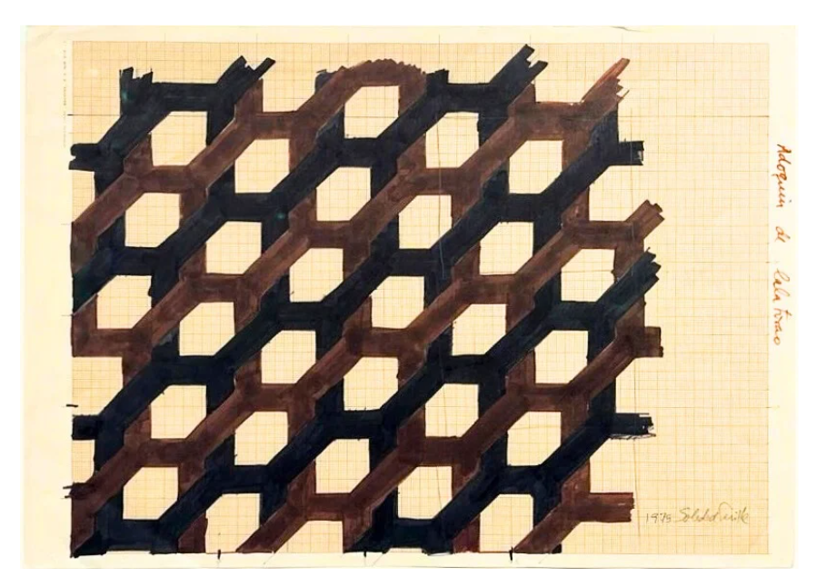 Sin título, Soledad Sevilla. Dibujo original.