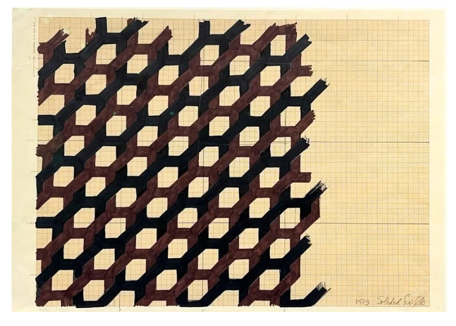 Sin título, Soledad Sevilla. Dibujo original.