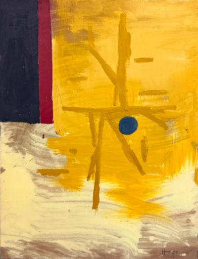 Yellow Landscape I, 2025 Ángel Haro
