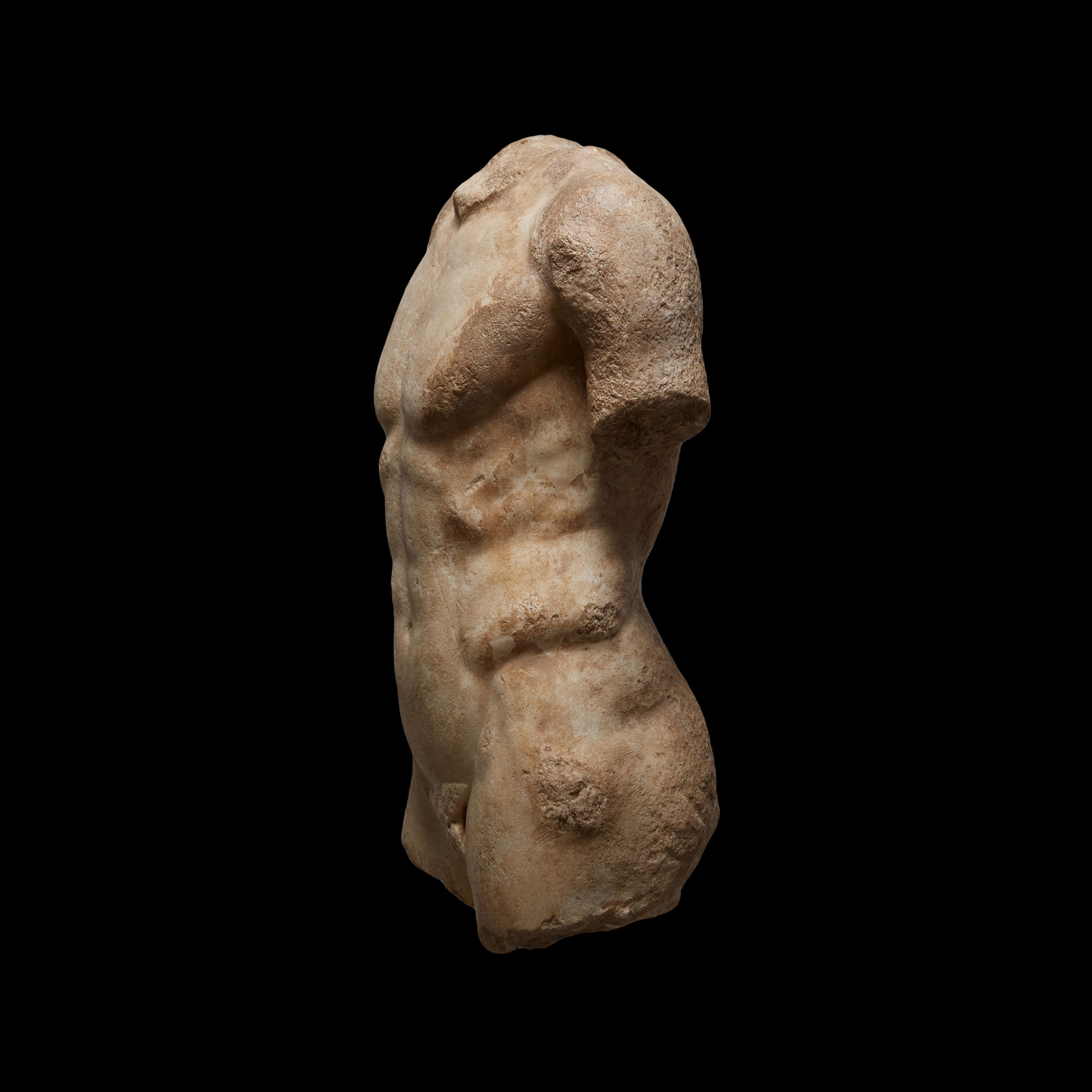 Torso masculino ideal siguiendo el modelo del Doríforo de Policleto, Roma - Imagen 4