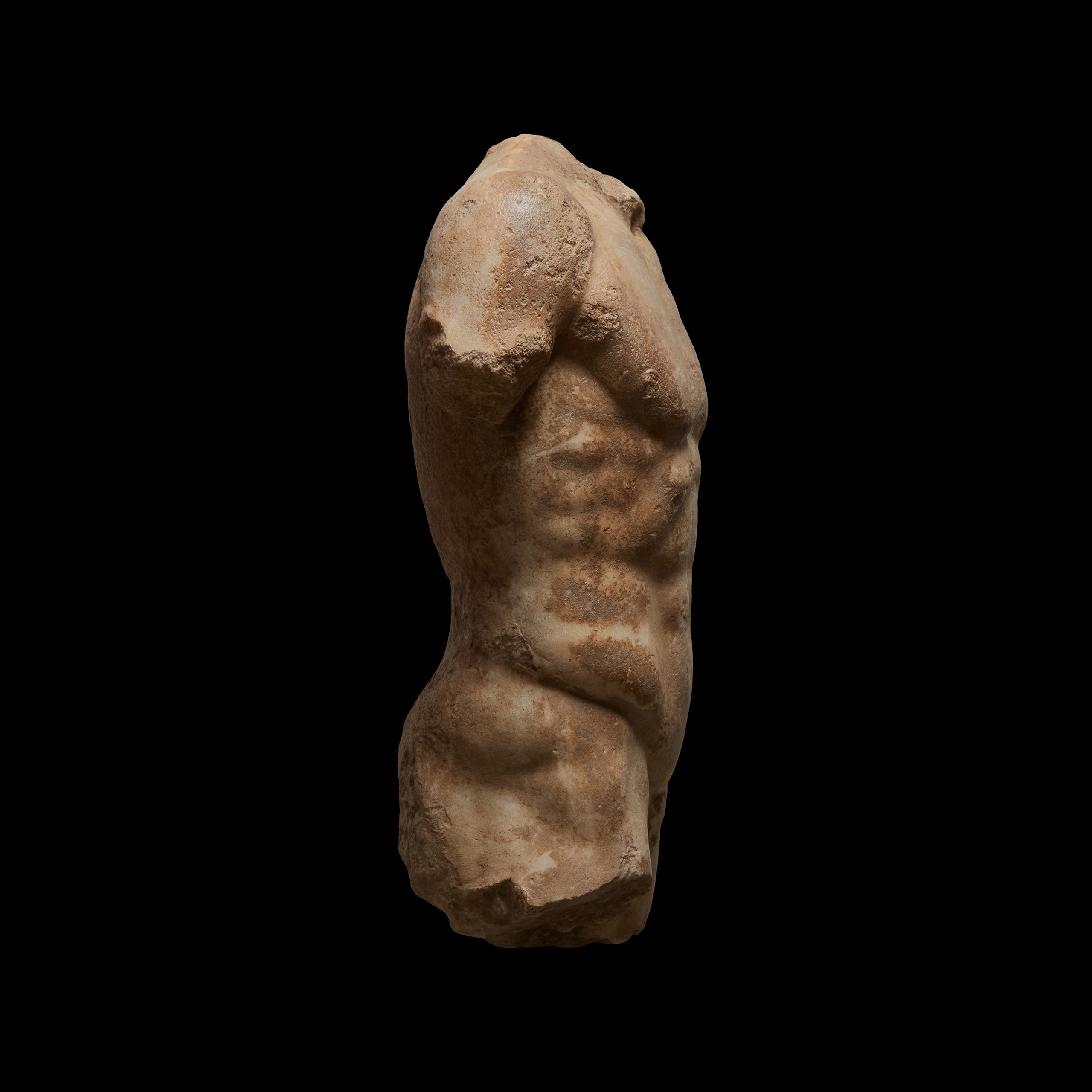 Torso masculino ideal siguiendo el modelo del Doríforo de Policleto, Roma - Imagen 5