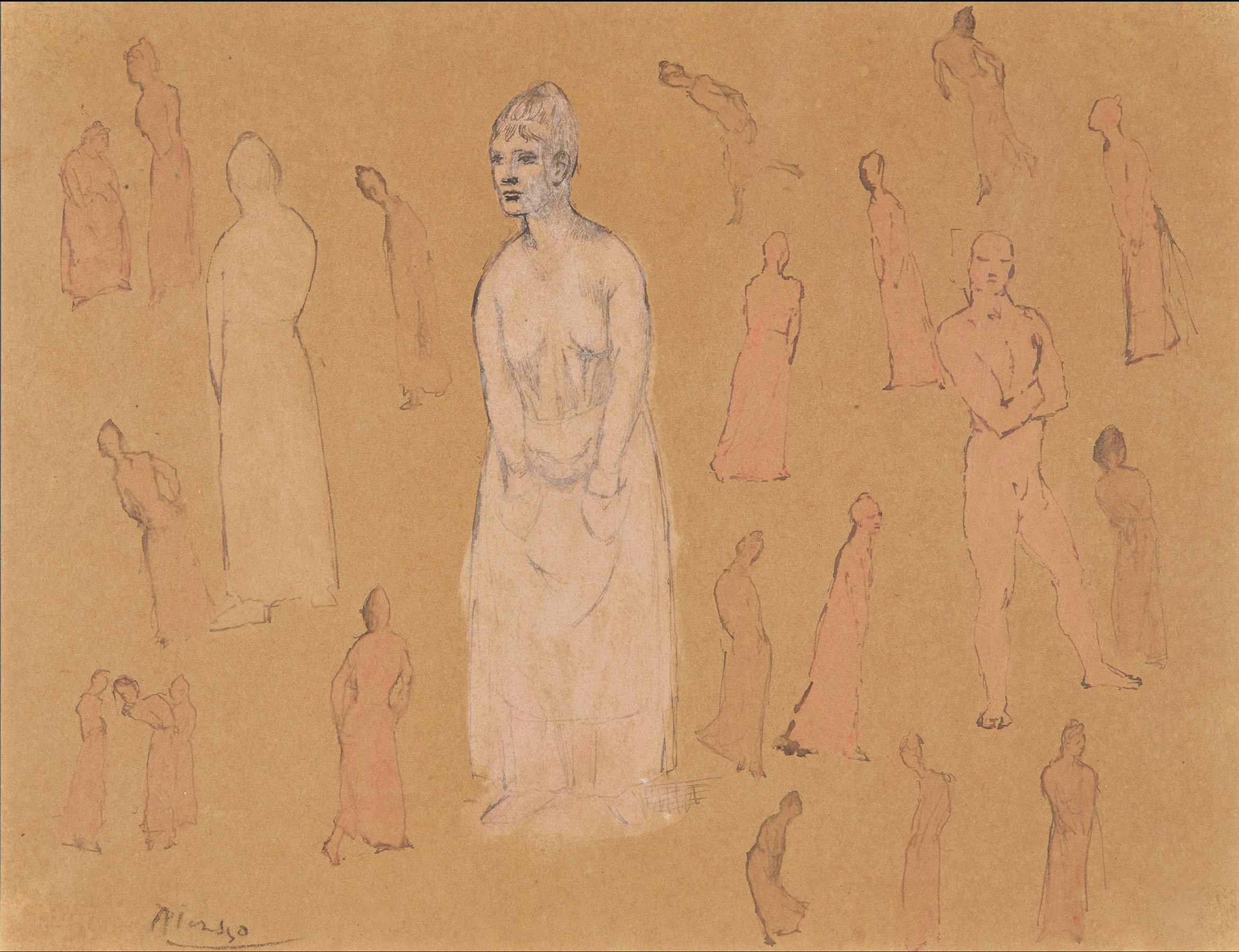 Études de personnages, Picasso