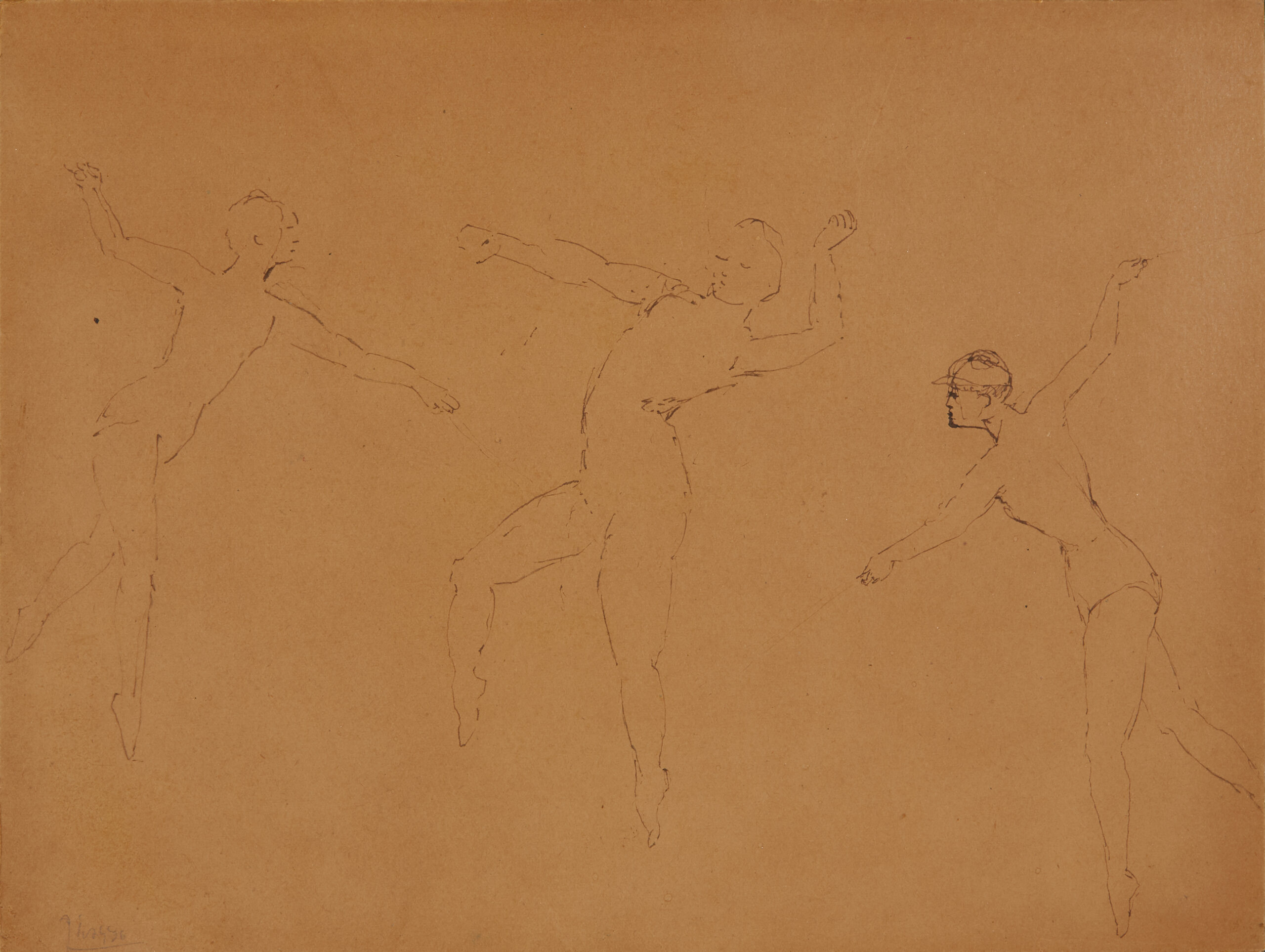 Los acróbatas, Picasso