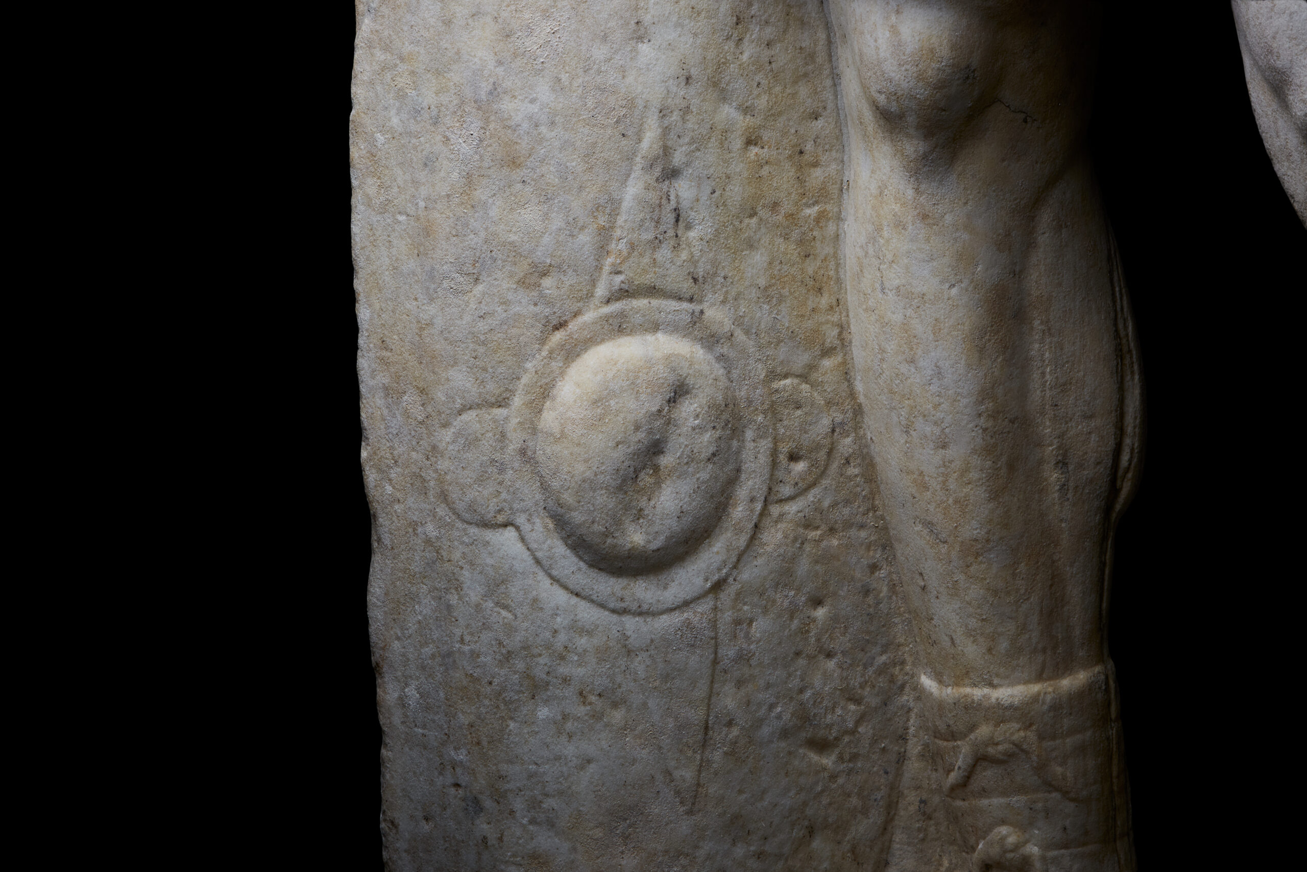 Estatua thoracata de emperador, Romana - Imagen 8