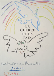 Paloma y lechuza, Picasso