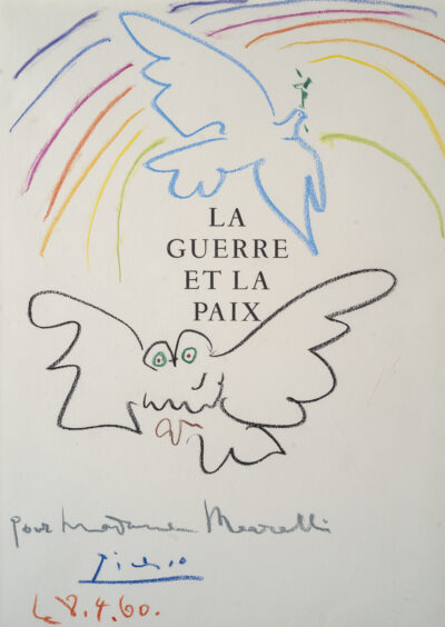 Paloma y lechuza, Picasso