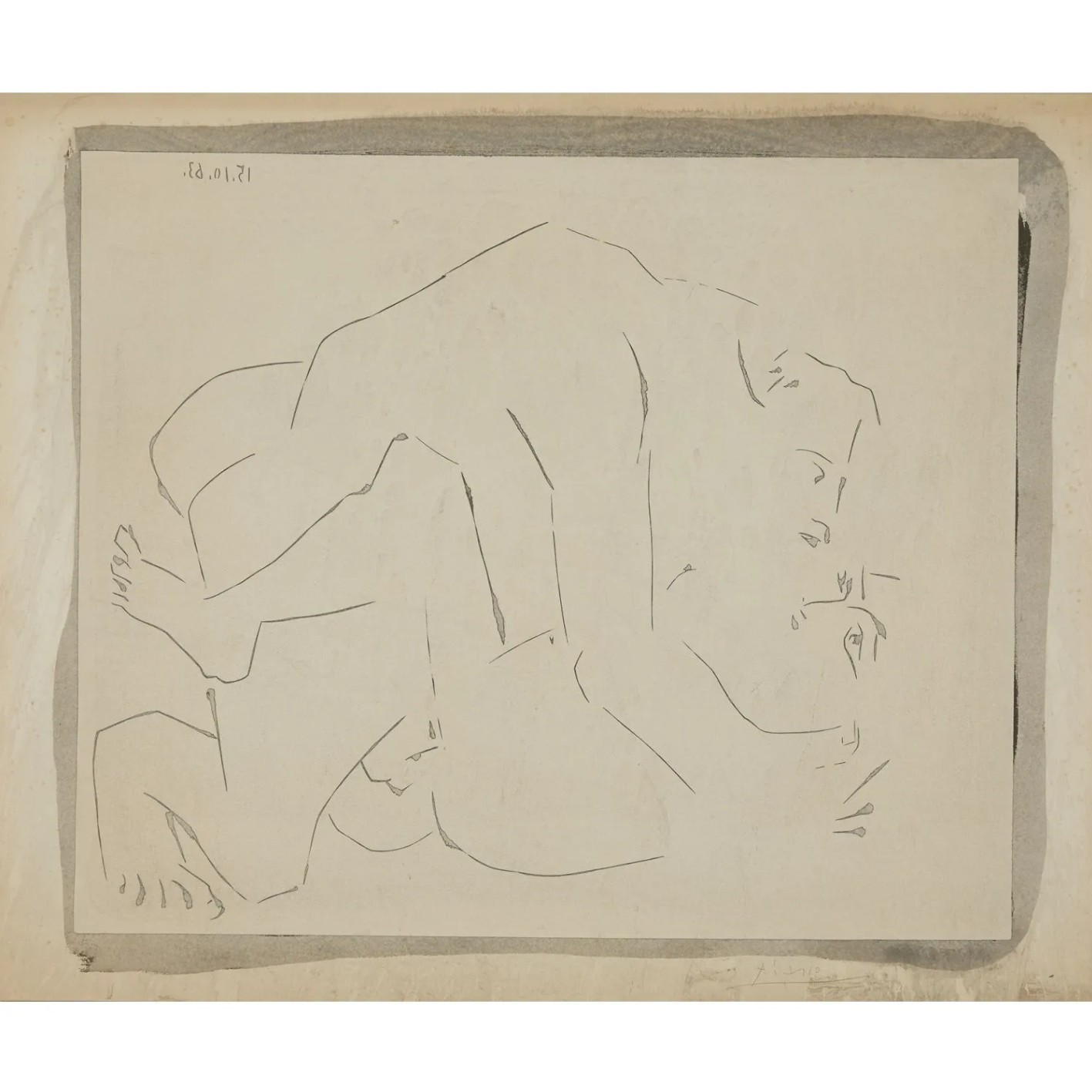 L'Étreinte II., Picasso